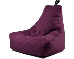 Extreme Lounging - b-bag mighty-b quilted- zitzak voor volwassenen - binnen & buiten - uv- en waterbestendig - Berry