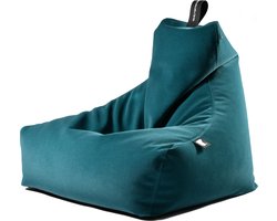 Extreme Lounging - b-bag mighty-b suede - zitzak voor volwassenen - voor binnen - zacht suede stof - Teal