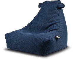 Extreme Lounging - b-bag mini-b teddy - zitzak voor kinderen - voor binnen - zacht & comfortabel - Navy