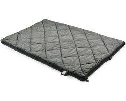 Extreme Lounging - b-blanket - tweezijdige plaid - gewatteerd & teddy fleece - binnen & buiten - 140x200cm - Grey