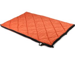 Extreme Lounging - b-blanket - tweezijdige plaid - gewatteerd & teddy fleece - binnen & buiten - 140x200cm - Orange