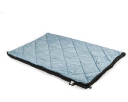 Extreme Lounging - b-blanket - tweezijdige plaid - gewatteerd & teddy fleece - binnen & buiten - 140x200cm - Sea blue
