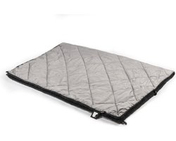 Extreme Lounging - b-blanket - tweezijdige plaid - gewatteerd & teddy fleece - binnen & buiten - 140x200cm - Silver grey