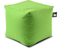 Extreme Lounging - b-box - vierkante poef - binnen & buiten - UV- en waterbestendig - 40x40cm - Lime