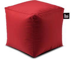 Extreme Lounging - b-box - vierkante poef - binnen & buiten - UV- en waterbestendig - 40x40cm - Rood