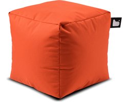 Extreme Lounging - b-box - vierkante poef - binnen & buiten - UV- en waterbestendig - 40x40cm - Silver grey