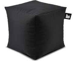 Extreme Lounging - b-box - vierkante poef - binnen & buiten - UV- en waterbestendig - 40x40cm - Zwart