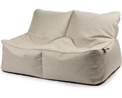 Extreme Lounging - b-chair double - ruime lounge 2-zits - binnen & buiten - UV- en waterbestendig - 120x75x66cm - ecru