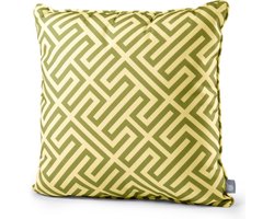 Extreme Lounging - b-cushion pattern maze - lounge- en sierkussen - binnen & buiten - uv- en waterbestendig - 50x50cm - olive