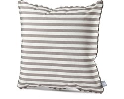 Extreme Lounging - b-cushion pattern pencil stripe - lounge- en sierkussen - binnen & buiten - uv- en waterbestendig - 50x50cm - zilvergrijs