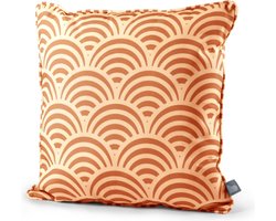Extreme Lounging - b-cushion pattern shell - lounge- en sierkussen - binnen & buiten - uv- en waterbestendig - 50x50cm - olive