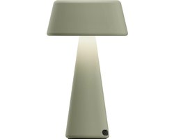 Extreme Lounging - b-lamp - decoratieve tafellamp oplaadbaar - binnen & buiten - draadloos en dimbaar - 20x12cm - sage green