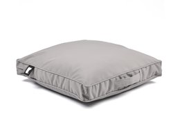 Extreme Lounging - b-pad vloerkussen - meditatiekussen - binnen & buiten - uv- en waterbestendig - 65x65cm - Silver grey