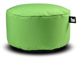 Extreme Lounging - b-poufe - poef rond - binnen & buiten - uv- en waterbestendig - 60x40cm - lime