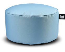 Extreme Lounging - b-poufe - poef rond - binnen & buiten - uv- en waterbestendig - 60x40cm - sea blue