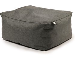 Extreme Lounging - b-stool - ruime poef - binnen & buiten - uv- en waterbestendig - 35x65x80cm - charcoal