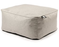Extreme Lounging - b-stool - ruime poef - binnen & buiten - uv- en waterbestendig - 35x65x80cm - ecru