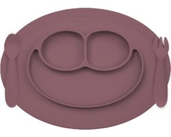 EZPZ Mini Feeding Set - Mauve - Driedelig Kinderservies - Baby Bestekset - Eerste servies - Leuk om cadeau te doen