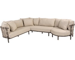 Ezra modulaire organische hoek loungeset 3 delig terre 4 Seasons Outdoor