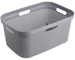 Ezystorage kunststof heupwasmand 50 liter - Grijs