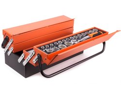 F-Tools gevulde gereedschapkist - 85-dlg - robuuste stalen kist .