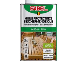 Fabel - Beschermende olie voor teak & exotisch hout - 1L