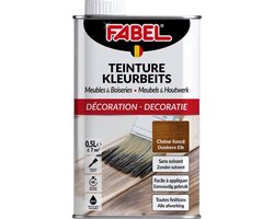 Fabel kleurbeits voor meubels en houtwerk - Donkere Eik 0,5L