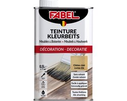 Fabel kleurbeits voor meubels en houtwerk - Lichte Eik 0,5L