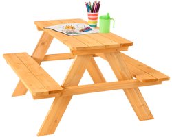 FableKids Arne Kinderzitje voor 4 kinderen Picknicktafel massief hout