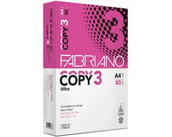 Fabriano Copy 3 office papier voor inkjetprinter A4 (210x297 mm) Mat 500 vel Wit