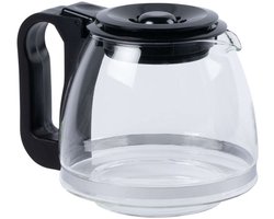 Fackelmann 20997 Kegelvormige Aanpasbare Kan, Zwart, Plastic, Glas, 16 x 15 x 14,7 cm