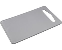 Fackelmann 33030 Rechthoekige snijplank, Plastic, Grijs, 24 x 14 cm