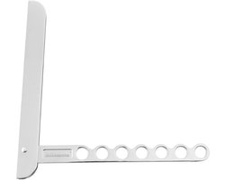 Fackelmann 61490 haak deur, kapstokhaak voor deur, haken en kapstokken voor thuis, deurhaak, haak voor badkamer, aluminium, grijs, 26 x 1,5 cm