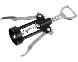 Fackelmann Basic Kurkentrekker 16.5 cm Zwart ABS/Chroom