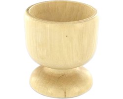 Fackelmann Wood Edition houten design eierdopje