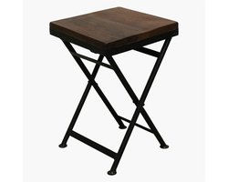 - factory bistro stool | 30x30x45 cm | bruin - bruin - 30x30x4