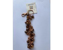 Fair Trade Sleutelhanger Bruin