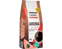 Fairtrade Original Koffie Aroma Snelfiltermaling - 6 x 250 gr - Voordeelverpakking