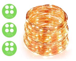 Fairy Lights | Lampjes Slinger | LED Lichtslinger | 10M met 100LED in Warm Wit | USB Aansluiting | String Light Kerstverlichting | Sfeerverlichting | Indoor Led Warm White| Romantisch Licht