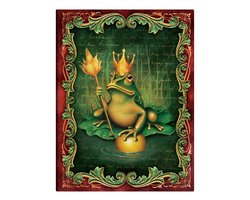 Fairy Tale Collection-The Brothers Grimm, Frog Prince (Fairy Tale Collection) Ultra Unlined Hardback Journal (Elastic Band Closure)