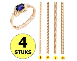 Fako Bijoux® - Ringverkleiner Set - Ring Verkleiner Gouden Ring - Goudkleurig