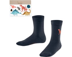 FALKE FALKE x meri meri gedessineerd katoen sokken kinderen blauw - maat 27-30