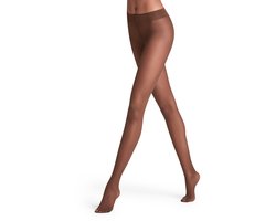 FALKE Matt Deluxe eenkleurig materiaal transparant 20 DEN panty dames bruin - maat M