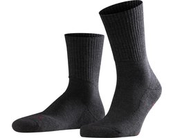 FALKE Walkie Light eenkleurig wol functioneel materiaal sokken unisex grijs - maat 39-41