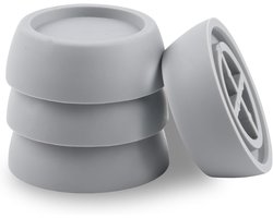Famanu – 4 stuks Trillingsdemper voor wasmachine - Schwingungsdemper voor wasmachine - Antivibrationsvoeten voetkussen voetdemper - Anti-Vibration voeten demp(er) voor wasmachines en drogers - rubberen voeten