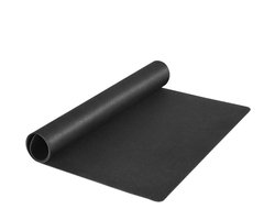 Famanu – Barbecuevloermat - Vloermat Voor De Barbecue - Rubberen Vloermat - Barbecue Accessoires - Geschikt Voor Alle Barbecues - Zwart - duurzaam - waterbestendig en makkelijk schoon te maken