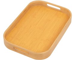 Famanu - Dienblad met kussen – “Coffee”-print – ideaal voor bed of bank