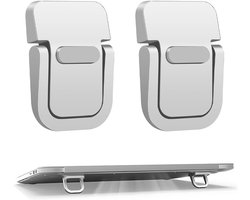 Famanu - Laptopstandaard, standaard van aluminium, compatibel met Air, Pro, Dell, HP, Lenovo