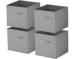 Famanu – Opbergdozen - 28 x 28 x 28 cm - opbergkubus - vouwdoos - organizer box voor speelgoed - kleding en accessoires - duurzaam en multifunctioneel - geschikt voor kast en plank