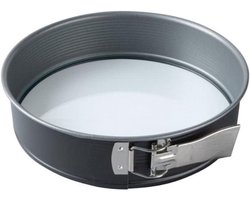 Famanu – Premium springvorm Ø 26 cm met glazen bodem hitte- en snijbestendig voor serveren direct uit de vorm